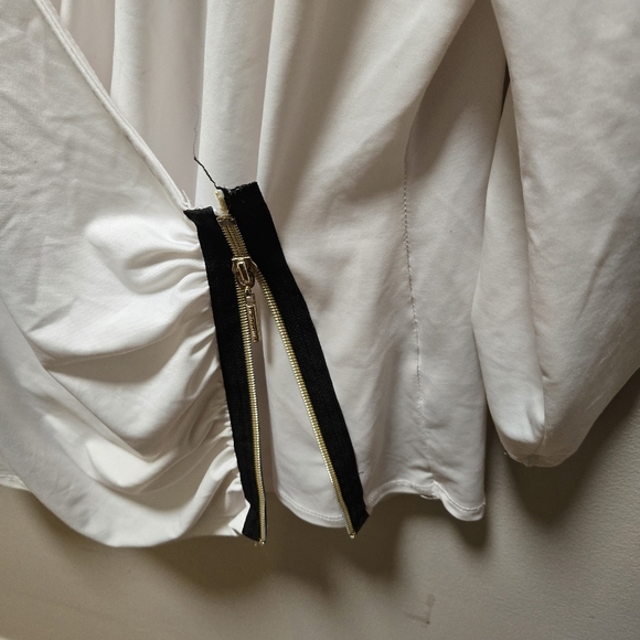 Nicki Minaj Elegant White Blouse Size XL - Picture 8 of 11
